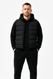 Novo Bodywarmer | Stijlvolle premium gewatteerde bodywarmer met waterafstotend materiaal voor heren