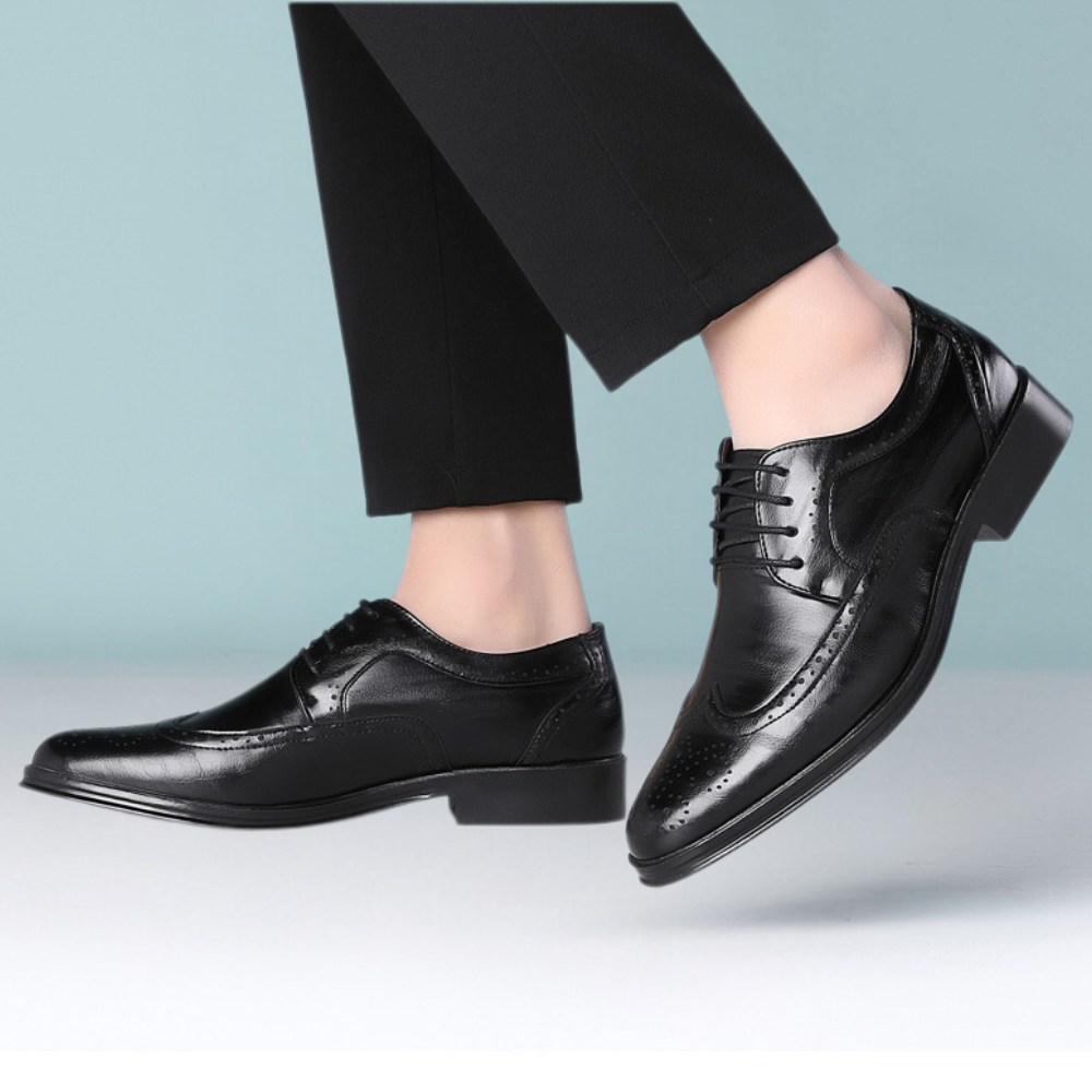 Novo - Comfortabele zomerse business casual herenschoenen