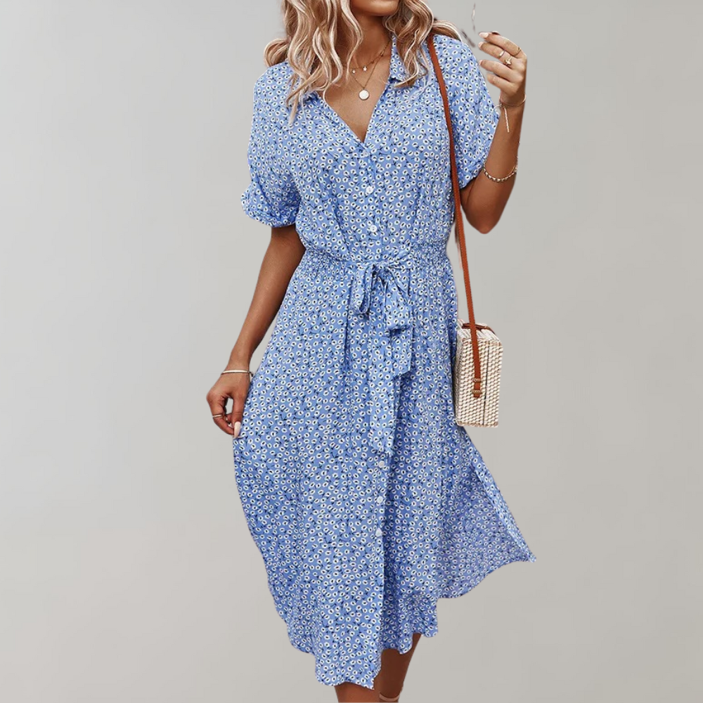 Novo - Midi zomerjurk voor dames - Perfect voor Lente en Zomer