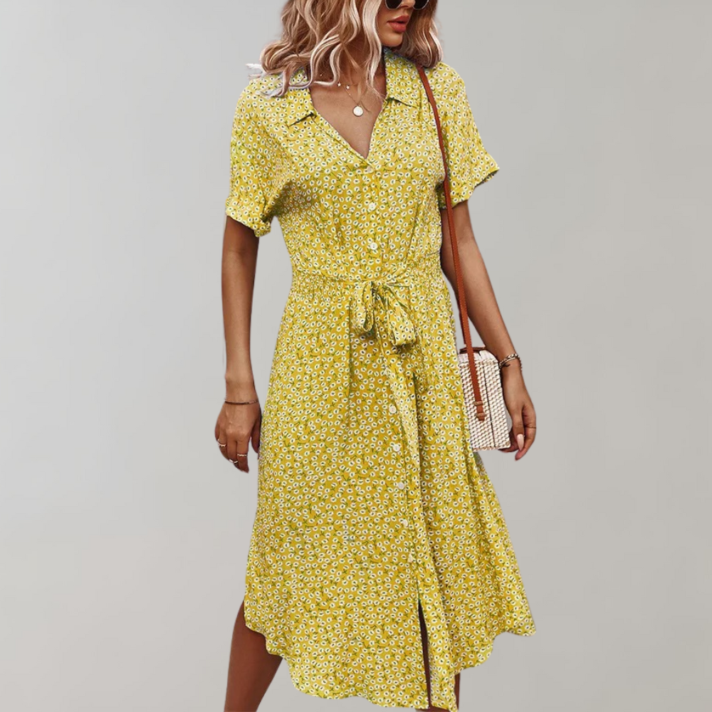 Novo - Midi zomerjurk voor dames - Perfect voor Lente en Zomer