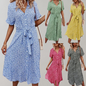 Novo - Midi zomerjurk voor dames - Perfect voor Lente en Zomer