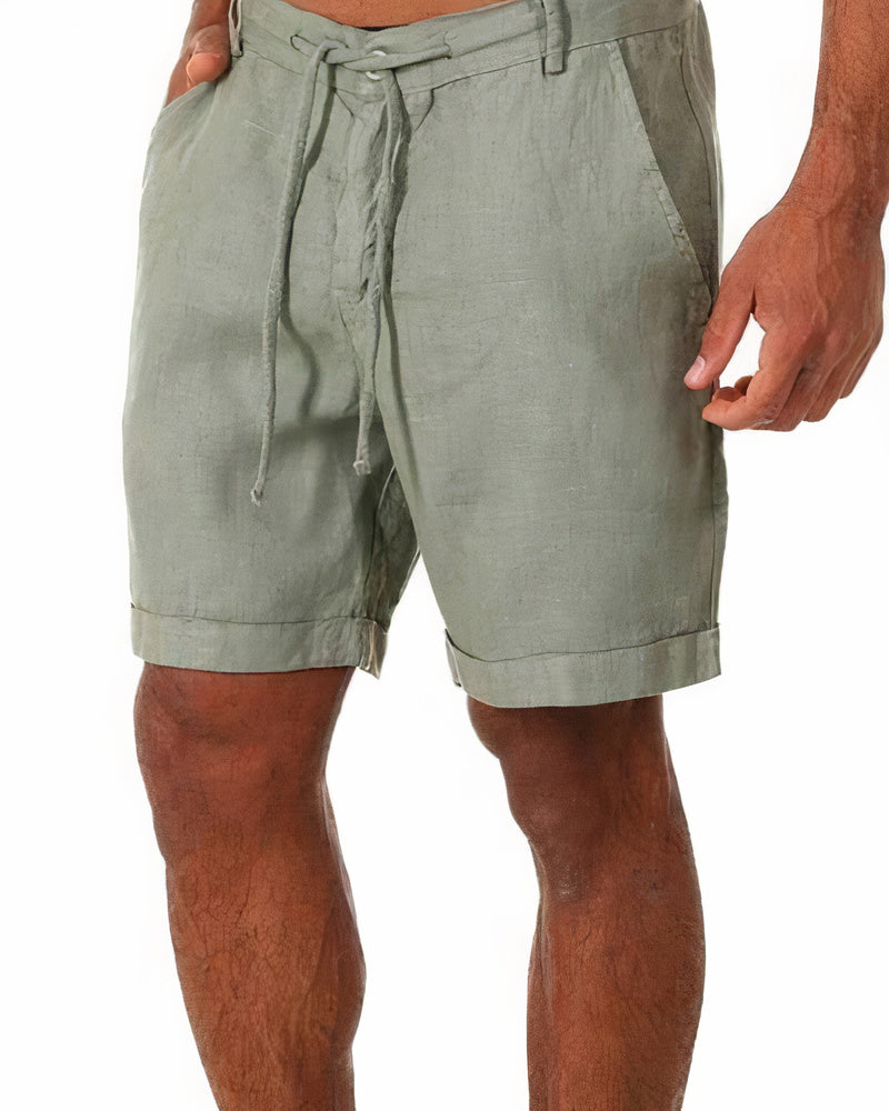 Linnen heren shorts - Novo