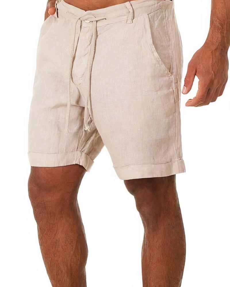 Linnen heren shorts - Novo