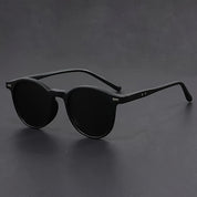 Novo - Heren Zonnebril | Lichtgewicht Ronde Frame | Retro Tortoiseshell Design | Streetstyle & Casual