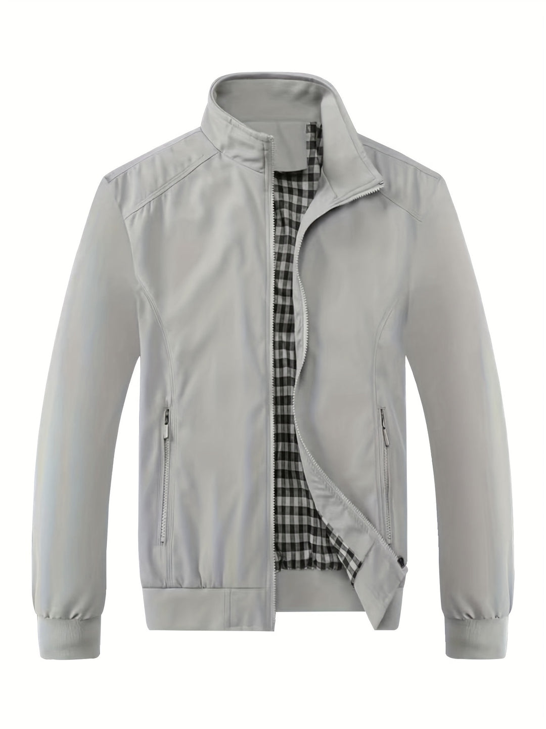 Novo - Heren Zakelijk Jack | Ritssluiting & Opstaande Kraag | Stijlvol & Comfortabel | Lente