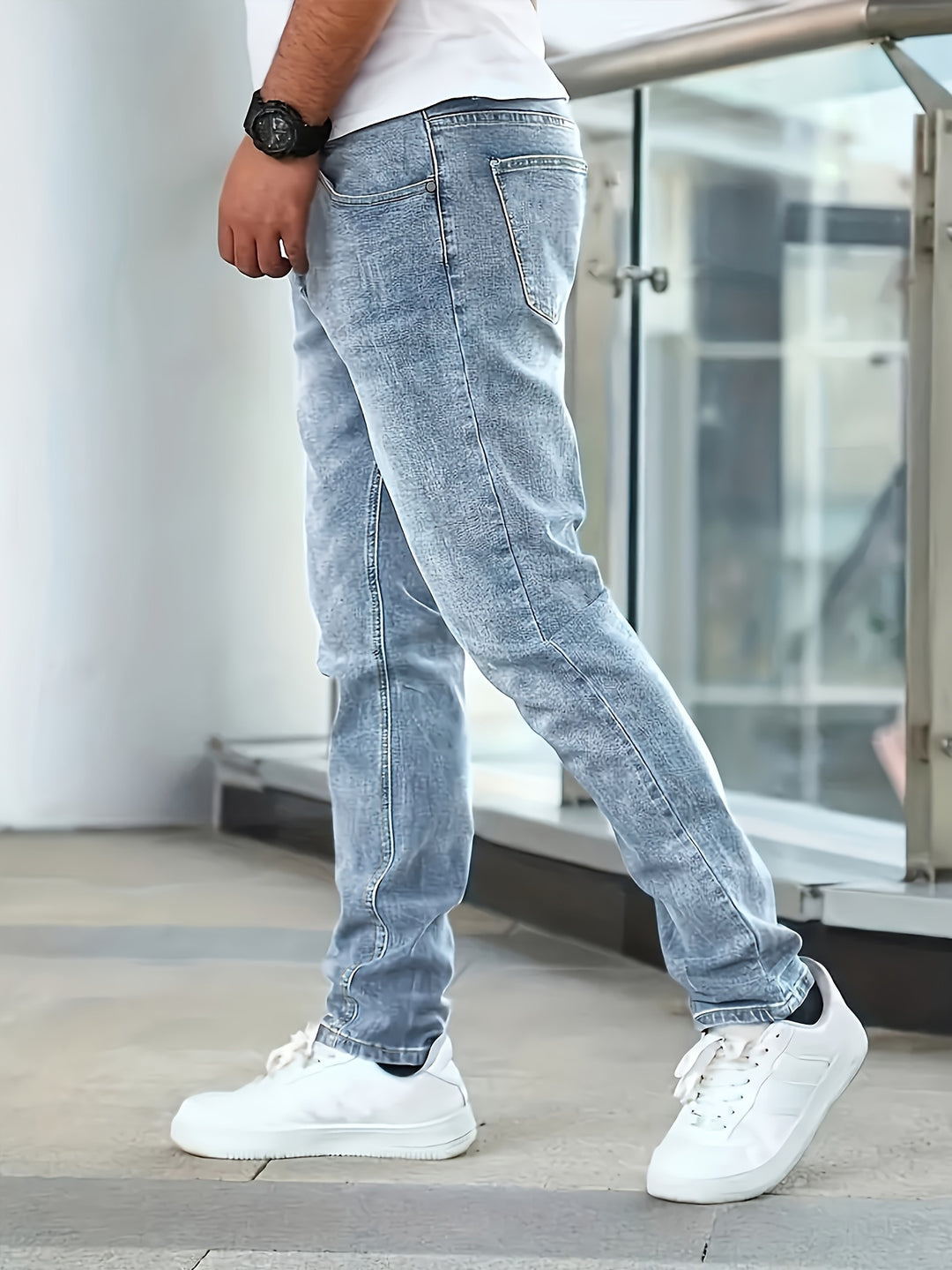 Novo - Heren Casual Jeans | Medium Stretch & Klassiek Design | Denimbroek