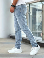 Novo - Heren Casual Jeans | Medium Stretch & Klassiek Design | Denimbroek