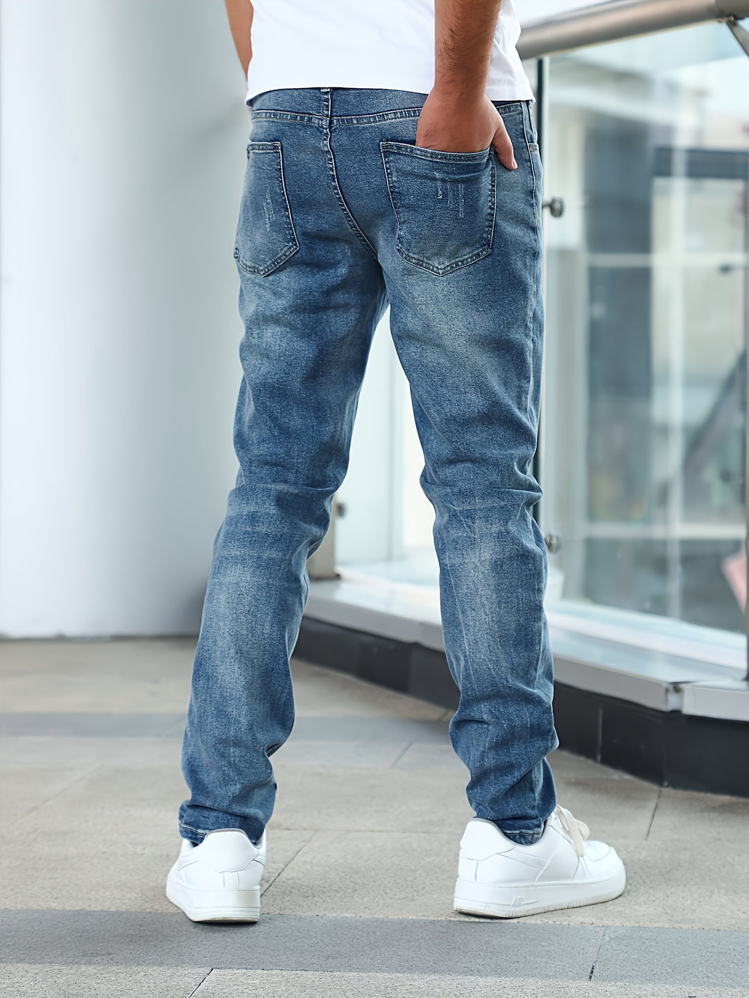 Novo - Heren Casual Jeans | Medium Stretch & Klassiek Design | Denimbroek