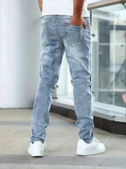 Novo - Heren Casual Jeans | Medium Stretch & Klassiek Design | Denimbroek