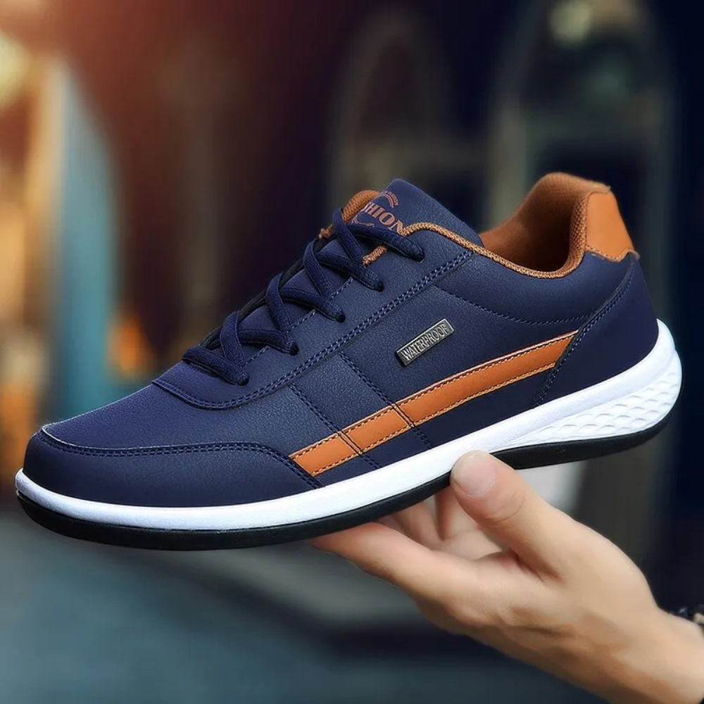 Sneakers Heren - Leer en orthopedisch - Novo
