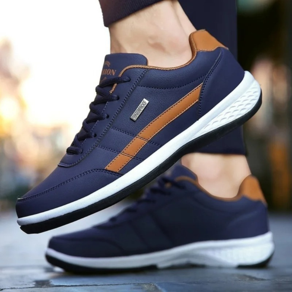 Sneakers Heren - Leer en orthopedisch - Novo