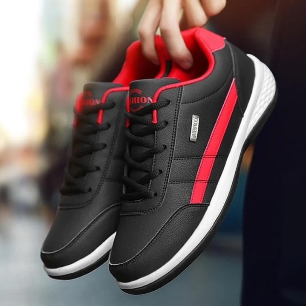 Sneakers Heren - Leer en orthopedisch - Novo