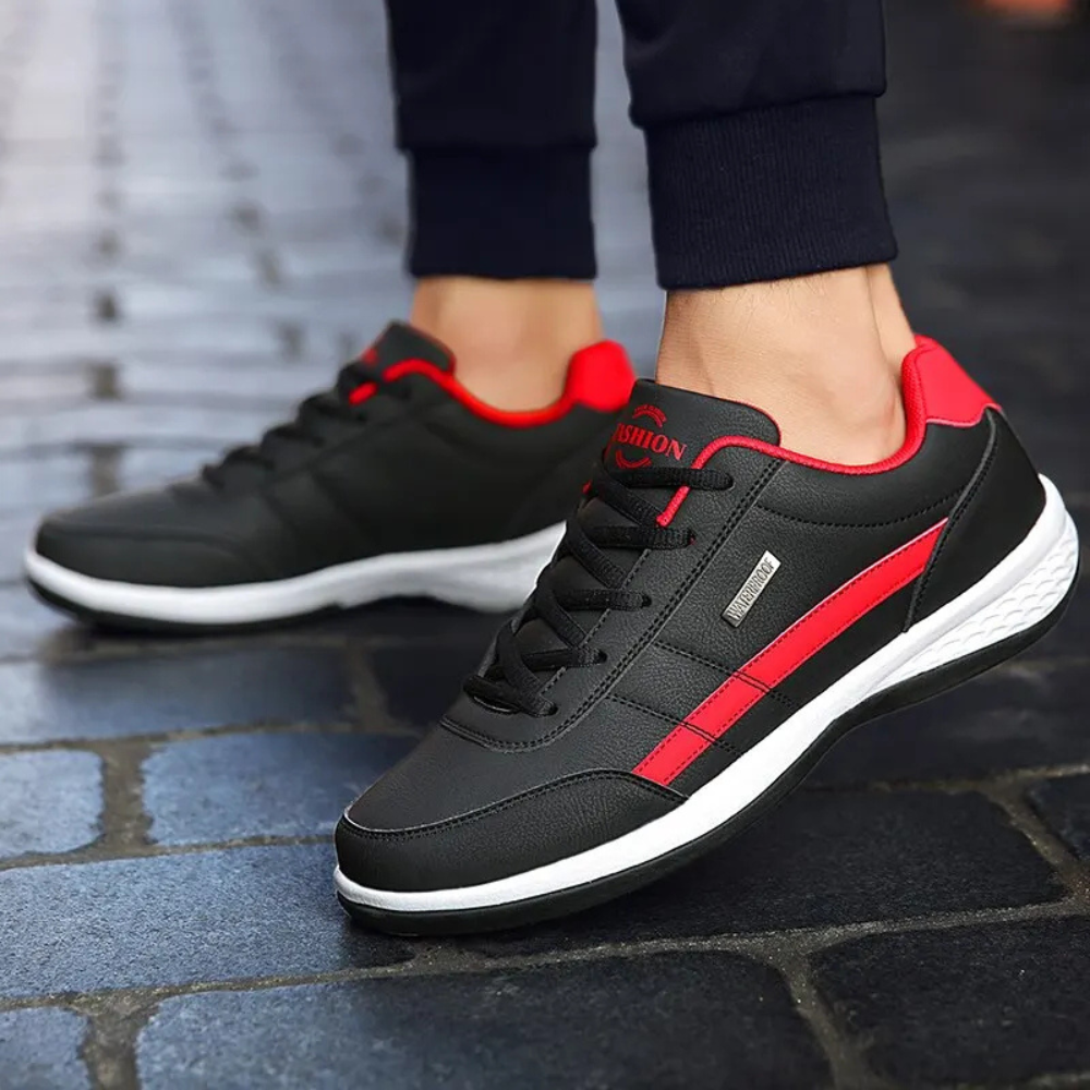 Sneakers Heren - Leer en orthopedisch - Novo