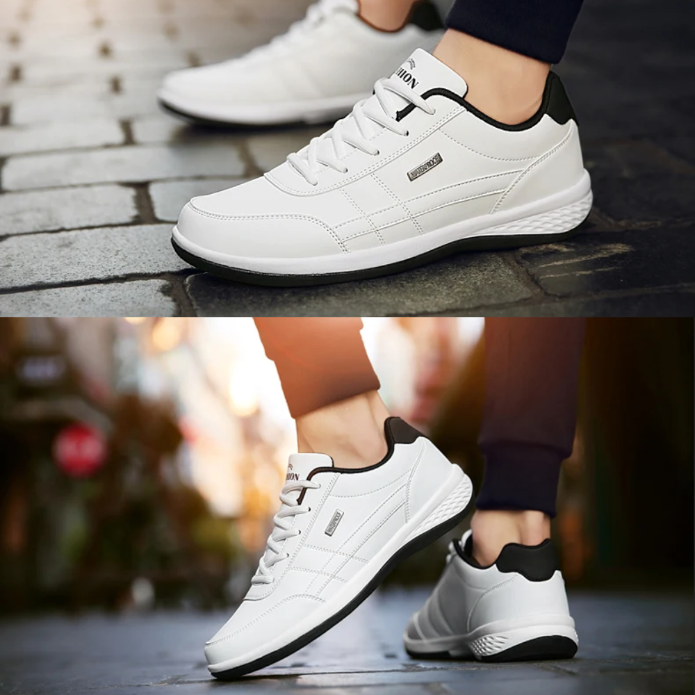 Sneakers Heren - Leer en orthopedisch - Novo